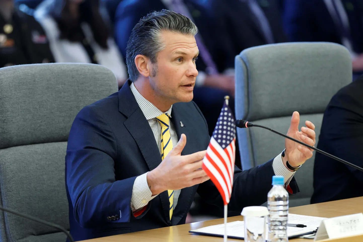 ASV aizsardzības ministrs Pīts Hegsets