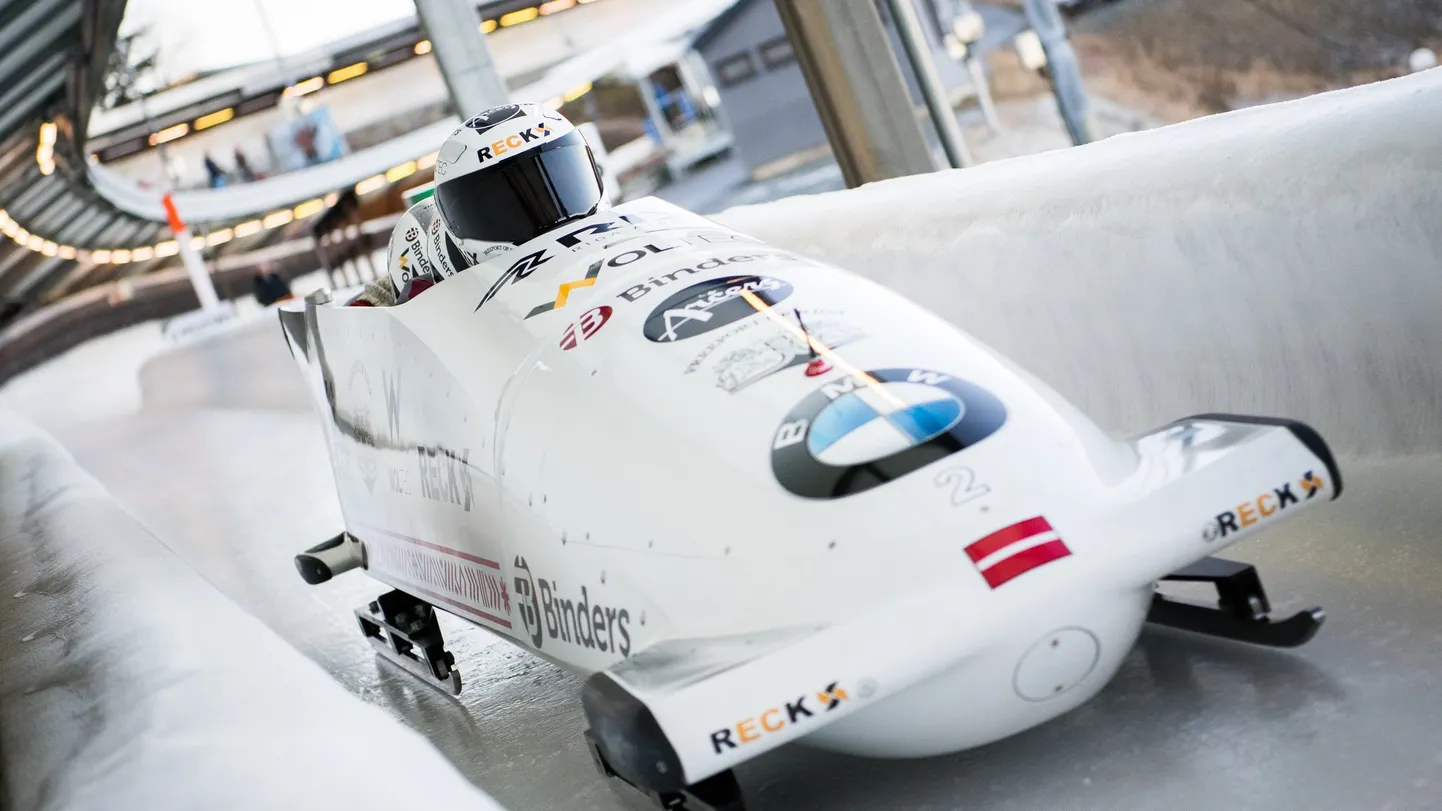 Latvijas bobslejisti (pilots Oskars Ķibermanis)