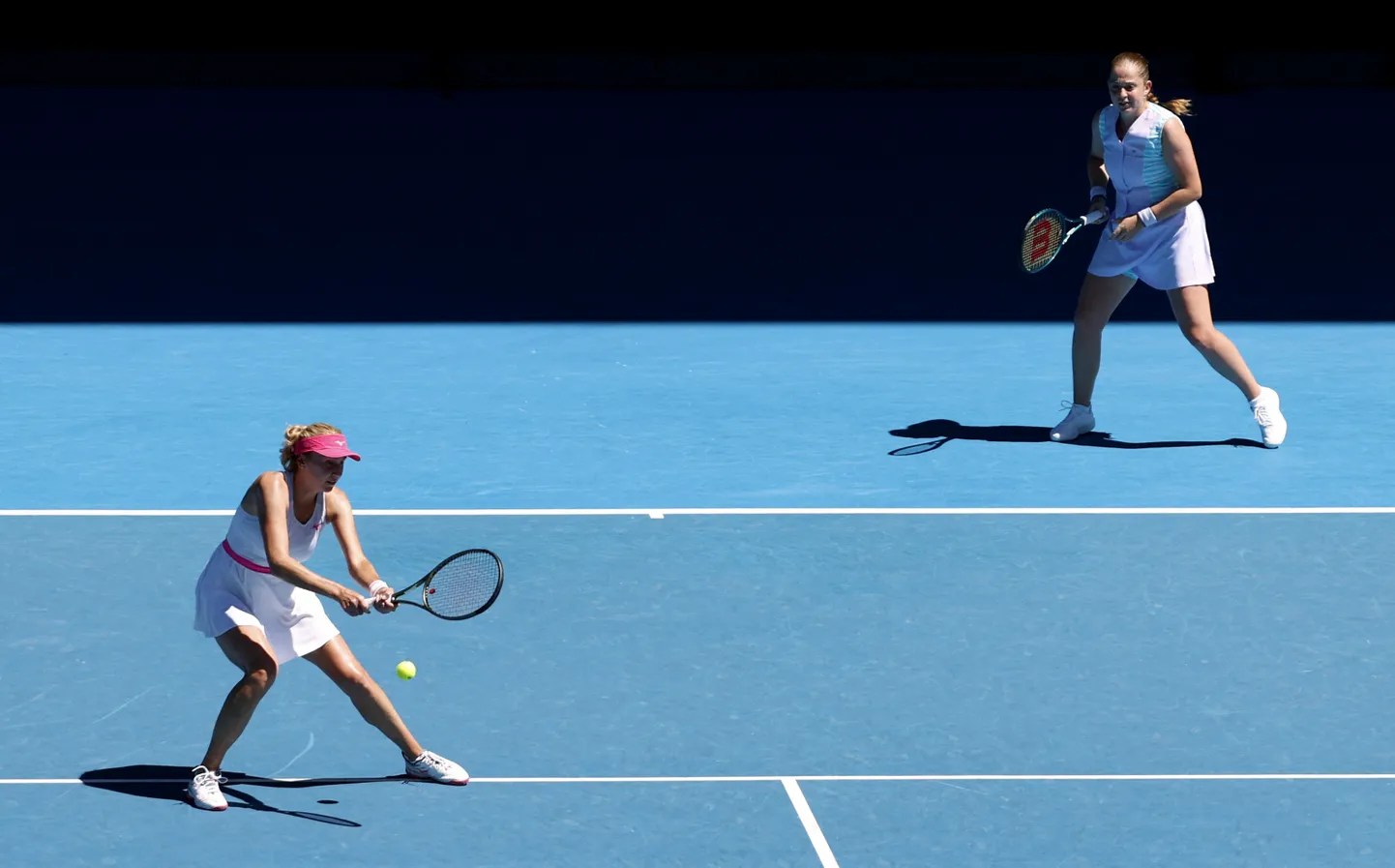 Ludmila Kičenoku un Aļona Ostapenko.