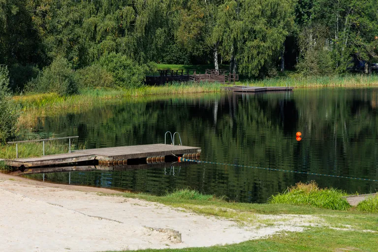 Riiska järv Tõrvas.