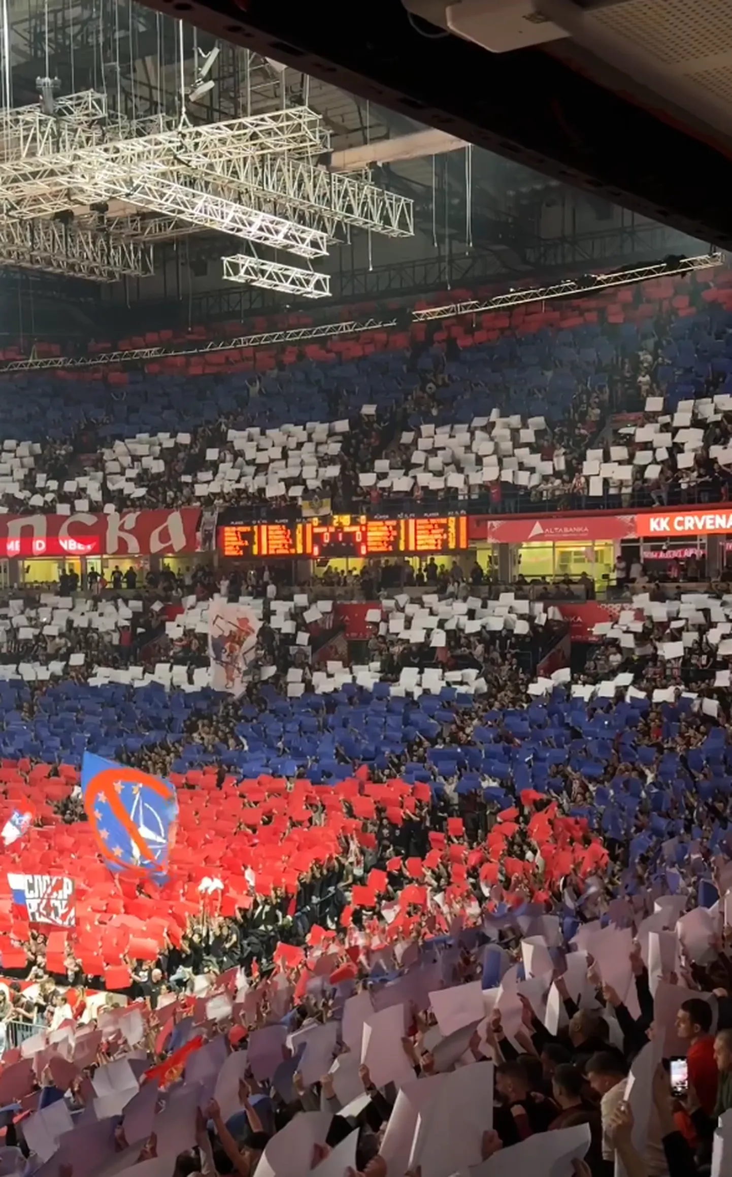 "Crvena zvezda" līdzjutēji.