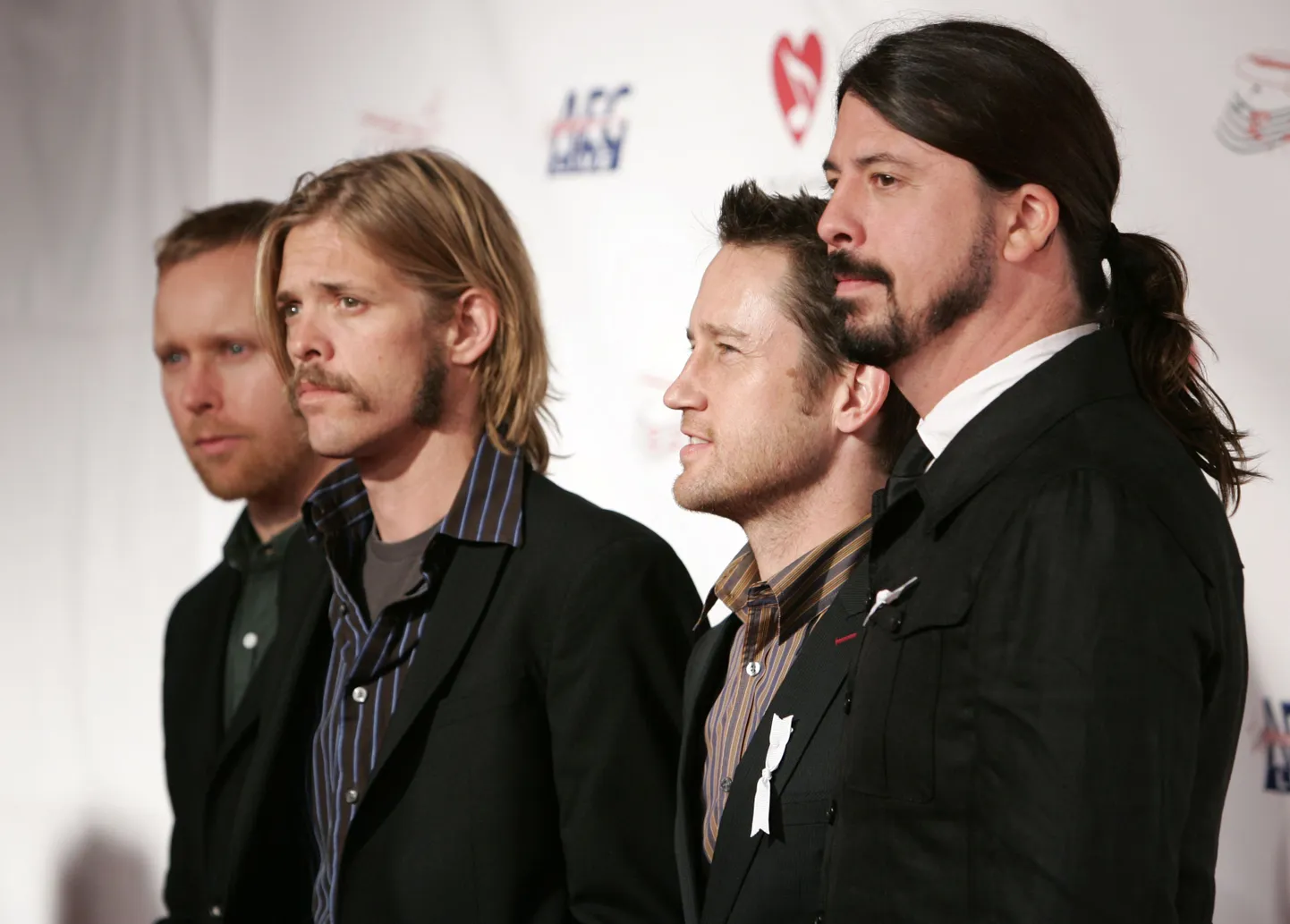 Foo Fighters: Nate Mendel, Taylor Hawkins, Chris Shiflett ja Dave Grohl