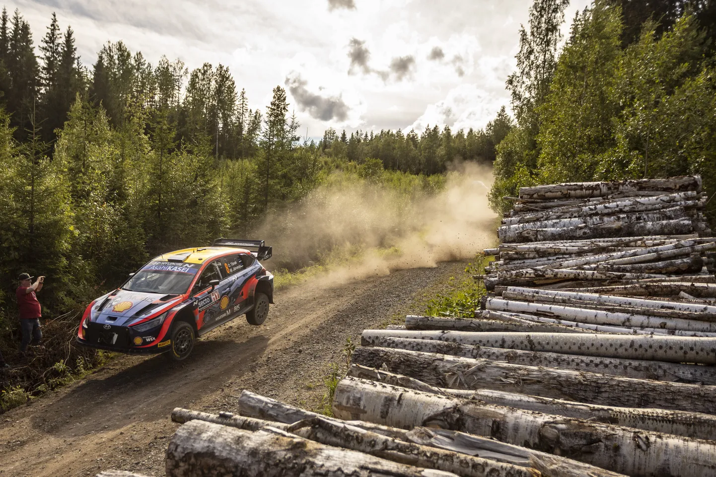 Ott Tänak mullusel Soome rallil.