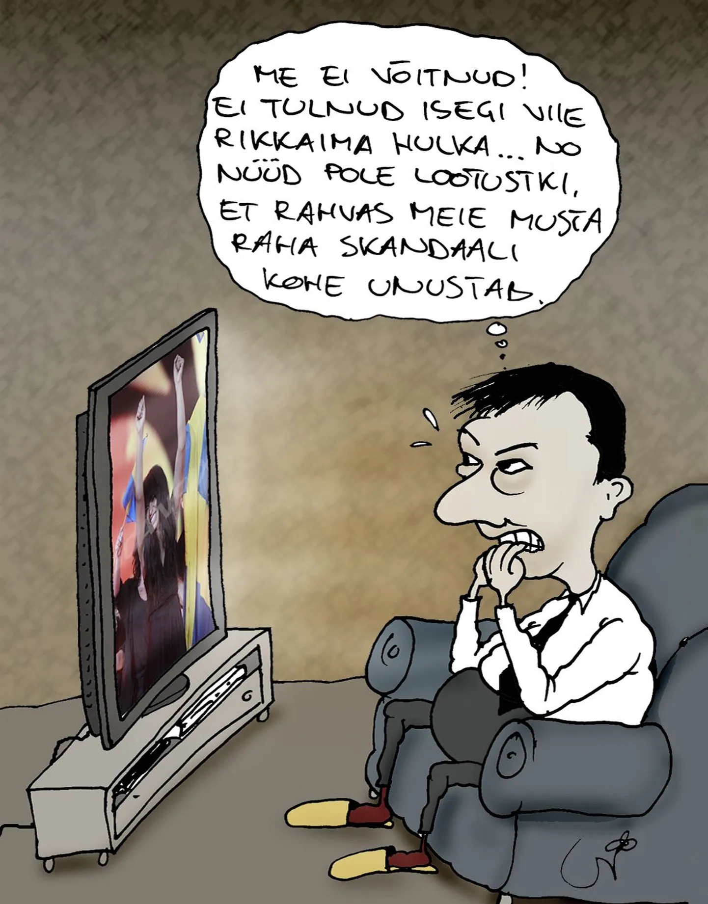 Eurovisioon ei suutnud skandaali summutada.