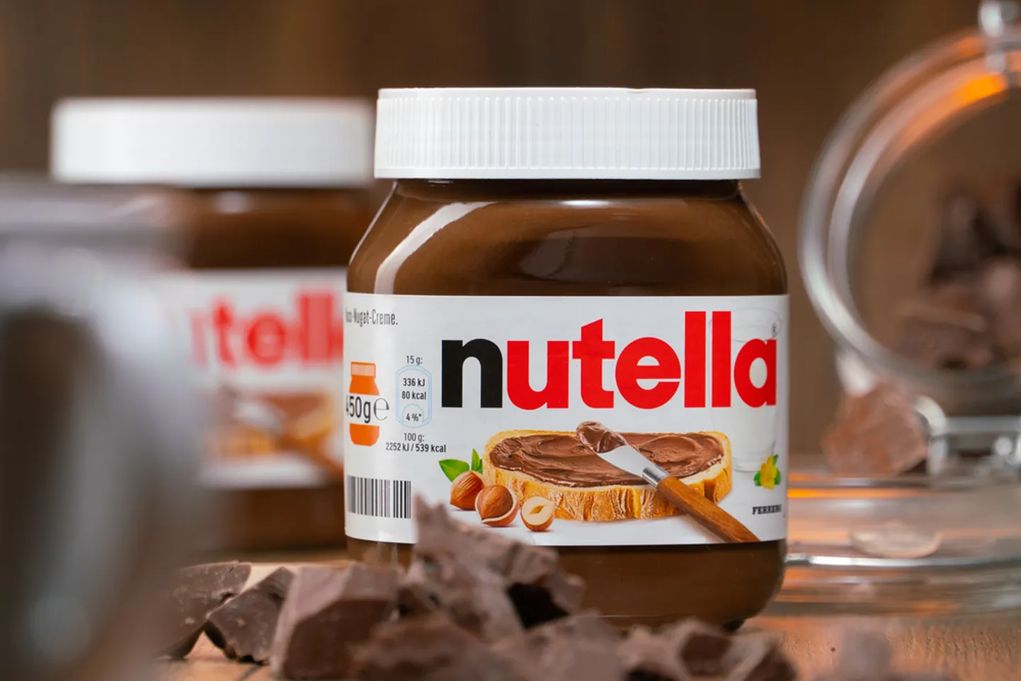 Nutella. Pilt on illustreeriv.