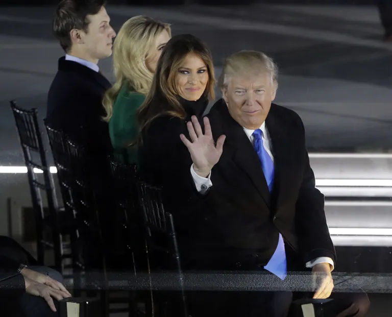 Donald Trump, Melania Trump, Ivanka Trump ja Jared Kushner
