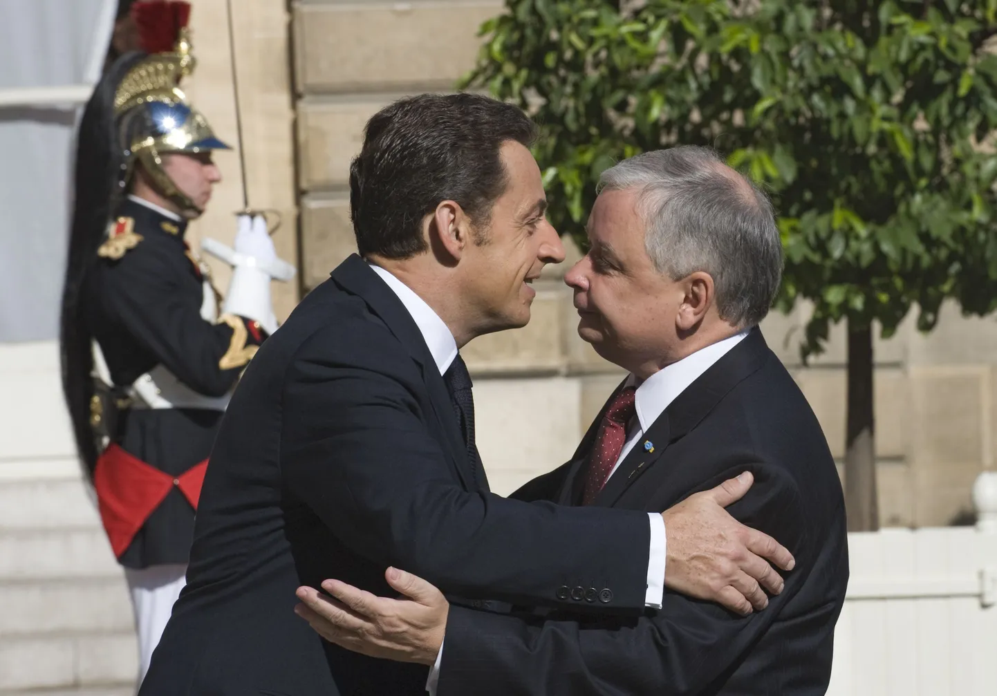 Nicolas Sarcozy ja Lech Kaczyński Pariisis toimunud kohtumisel.