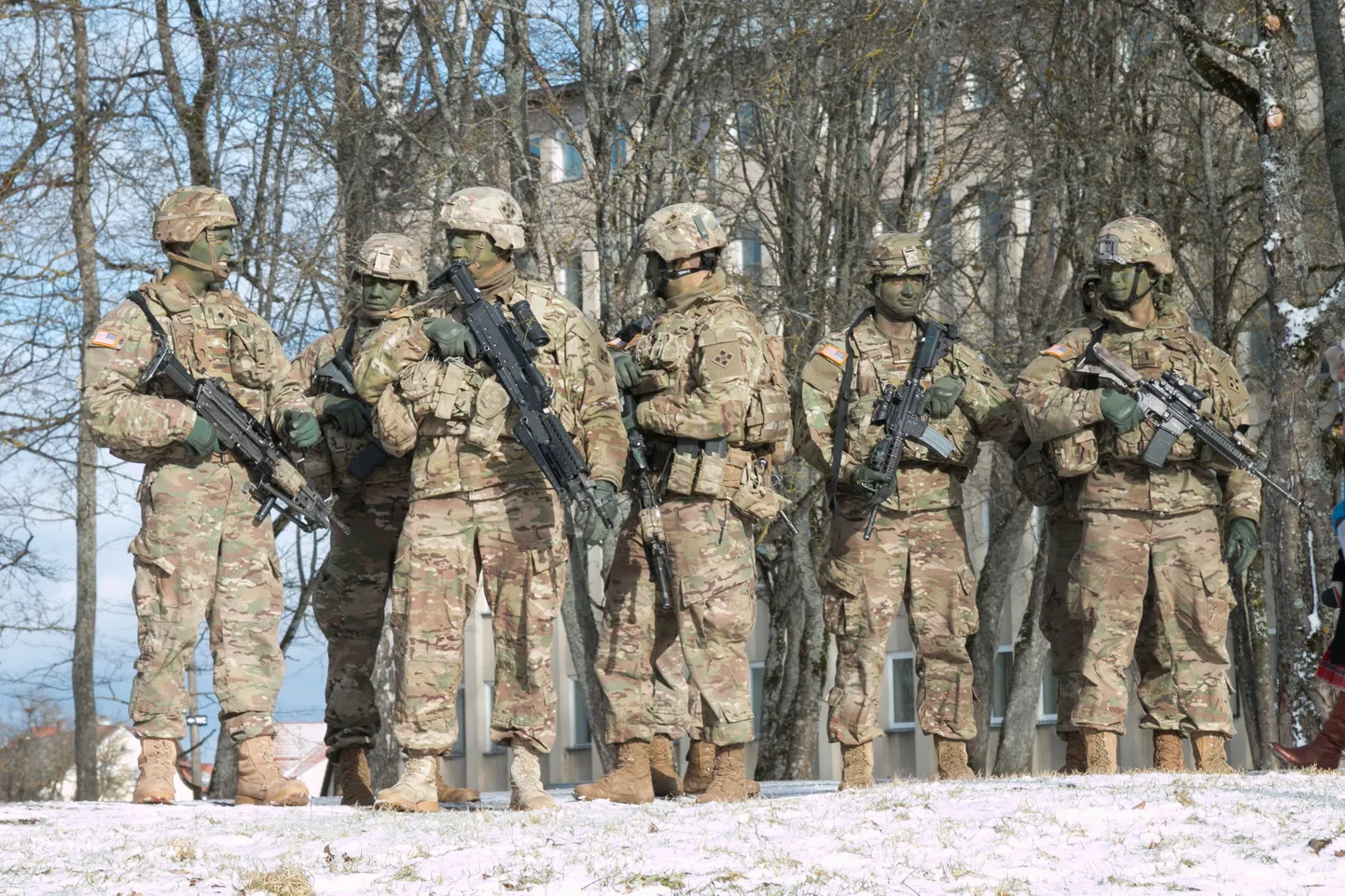 Американские военные в Эстонии. Иллюстративное фото.