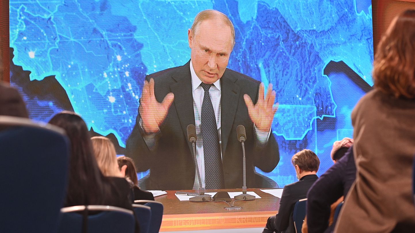 Tänavu toimus Putini iga-aastane suur pressikonverents 17. detsembril virtuaalselt.