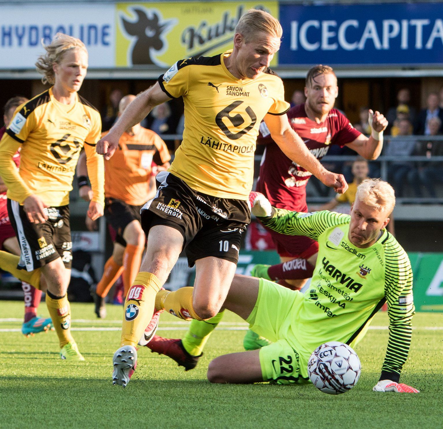 Kuopio Palloseura ründaja Ats Purje.