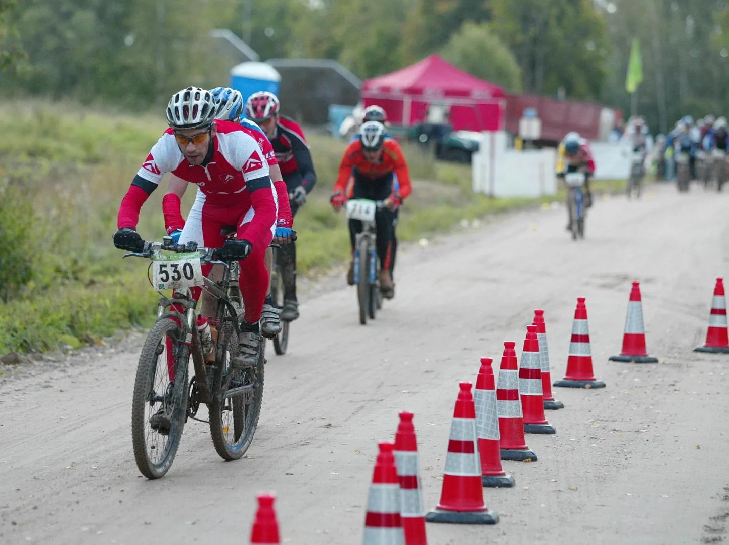 Riho Räim (nr 530) Tartu rattamaratonil.