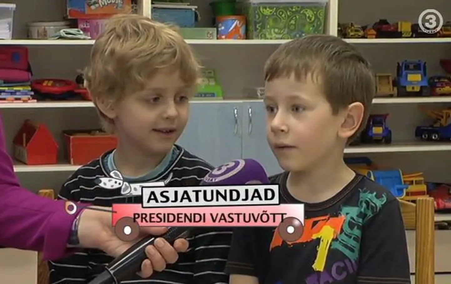 Väikesed asjatundjad pajatavad presidendi vastuvõtust
