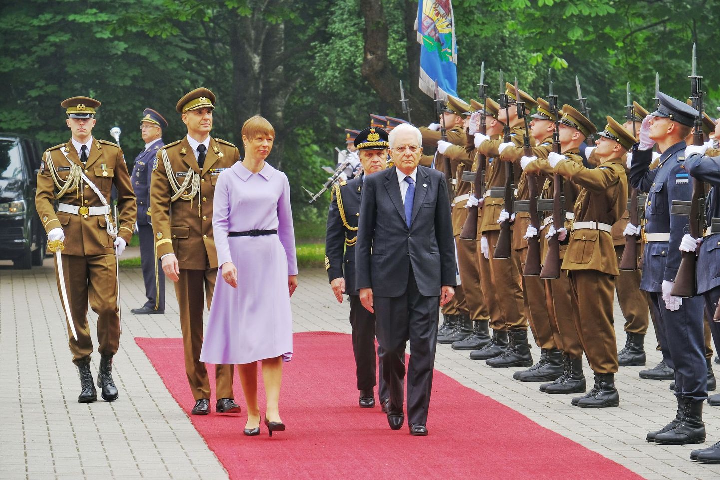 Керсти Кальюлайд встретилась с президентом Италии.
