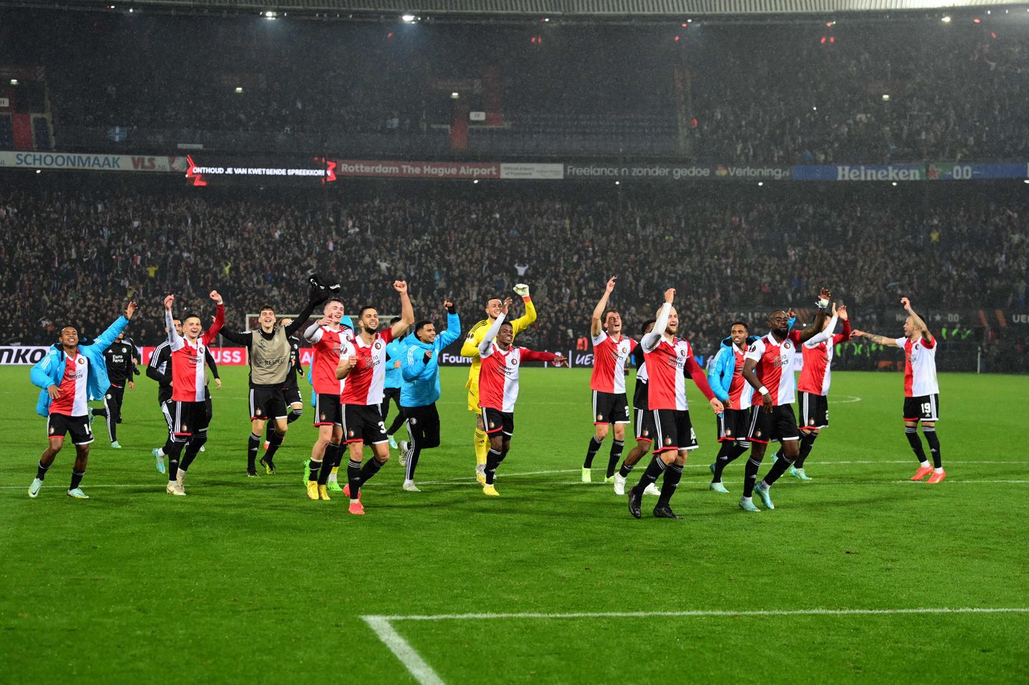Nīderlandes kluba Roterdamas "Feyenoord" futbolisti