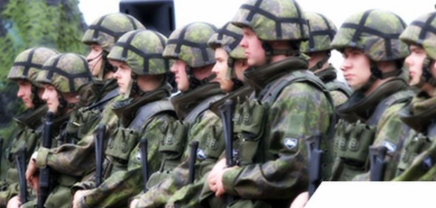 Солдаты срочной службы из бригады Карьяла.