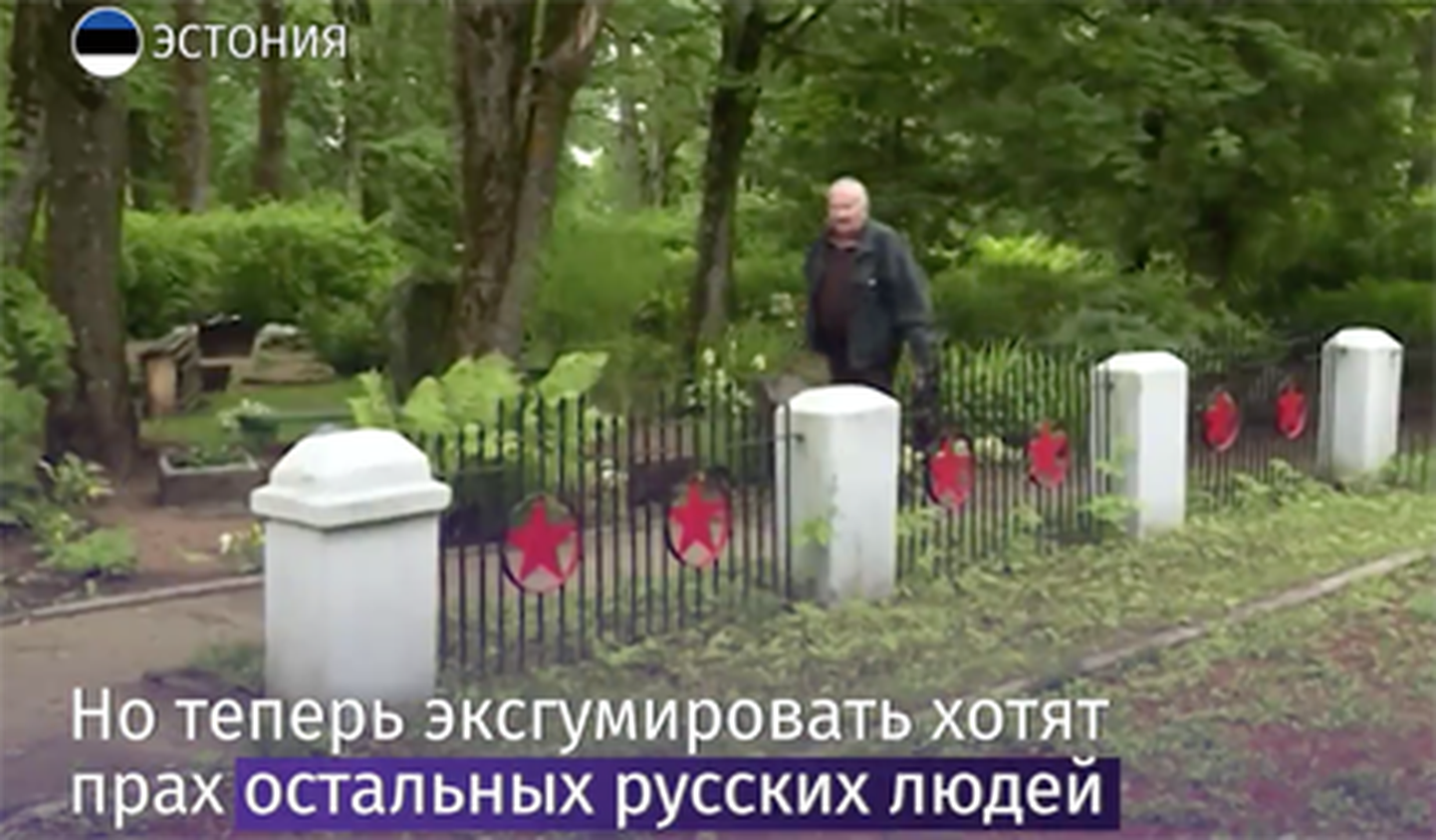 Izvestija videos väidetakse, nagu oleks kavas Jõhvi kalmistult ümber matma hakata ka juba varem sinna sängitatud venelasi.