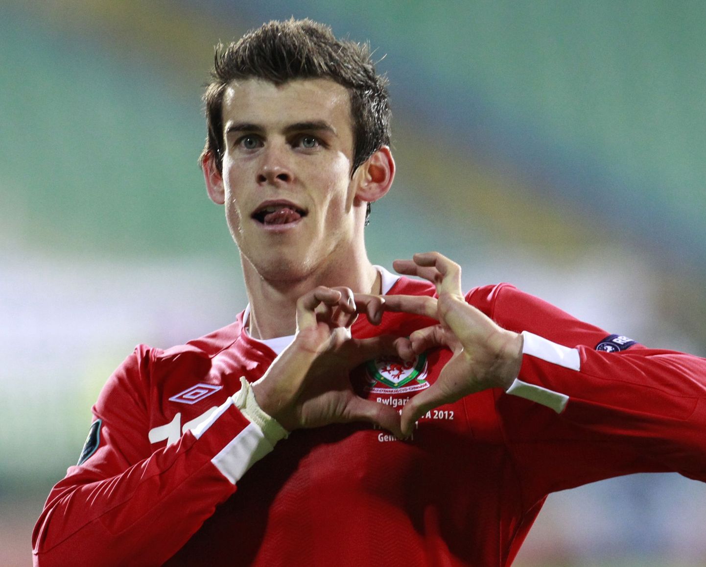 Gareth Bale Walesi koondise särgis.