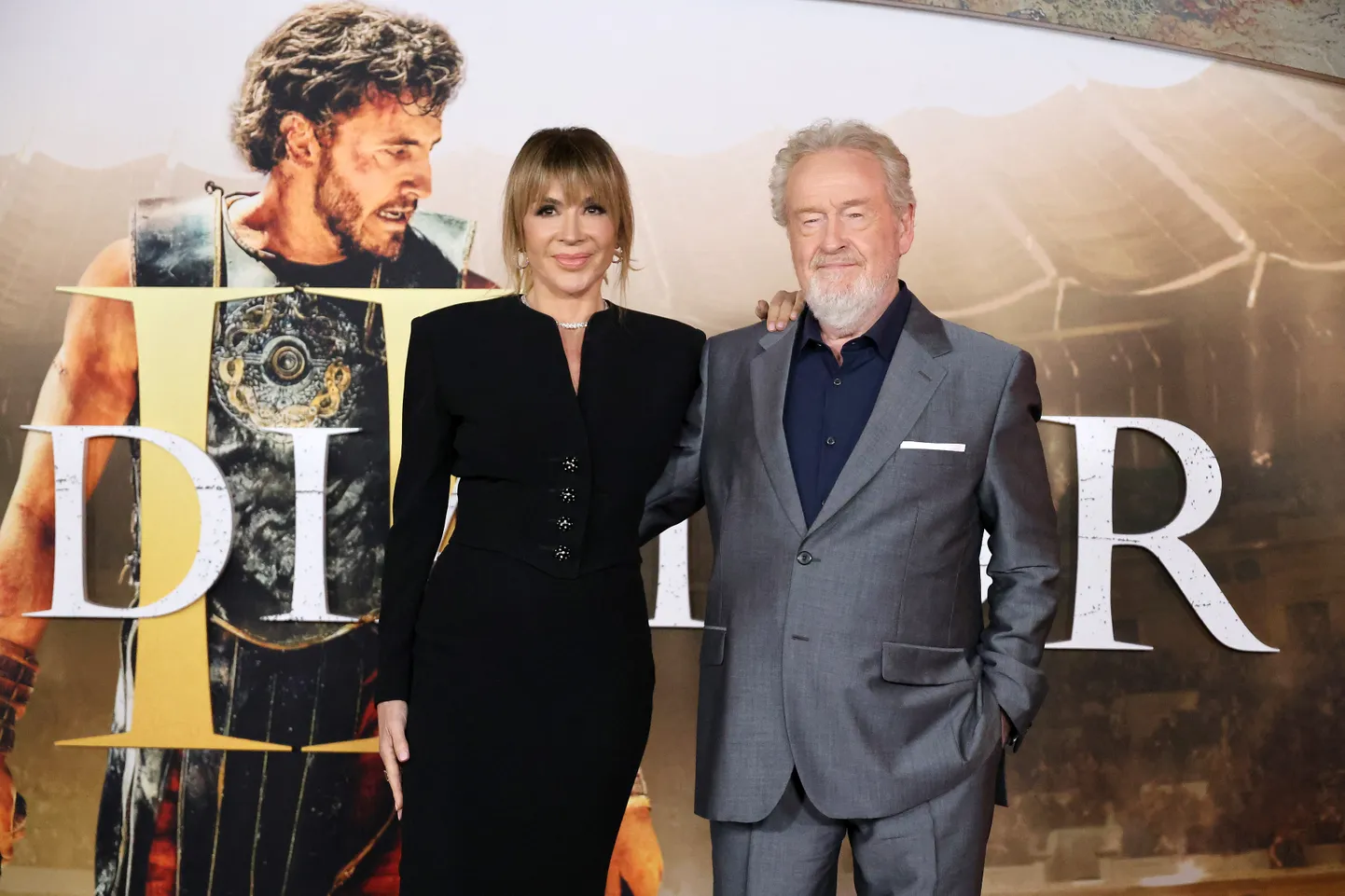 Ridley Scott «Gladiaator II» esilinastusel 2024. aasta novembris.