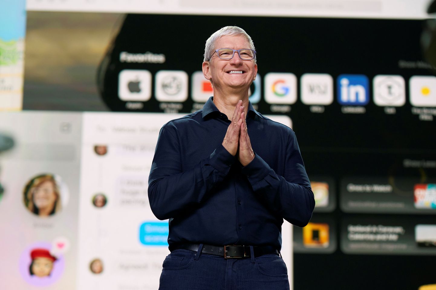 Apple'i tegevjuht Tim Cook esinemas ettevõtte arendajate 2020. aasta konverentsil Cupertinos Californias.
