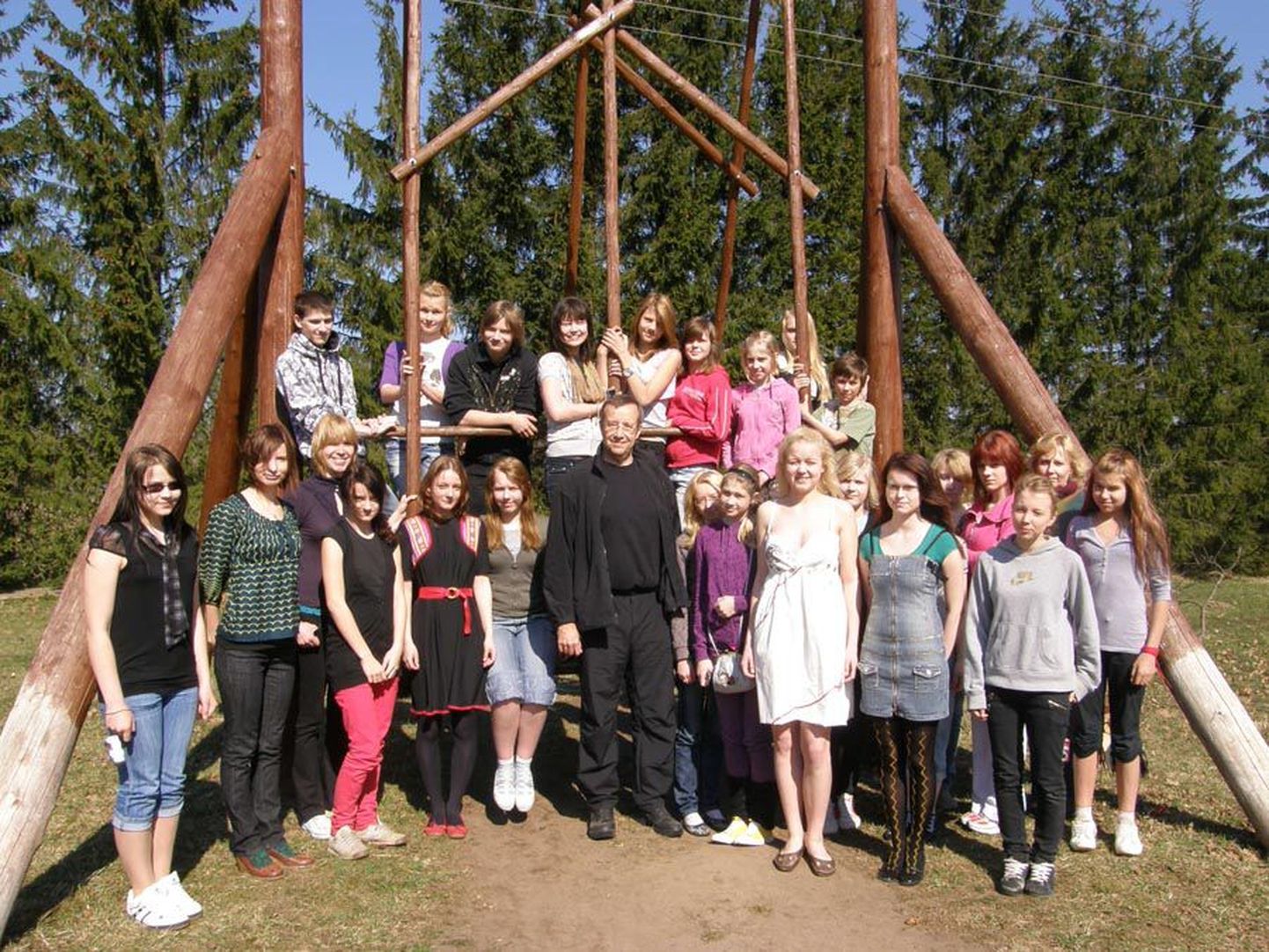 Laupäeval käis noori julgustamas president Toomas Hendrik Ilves.