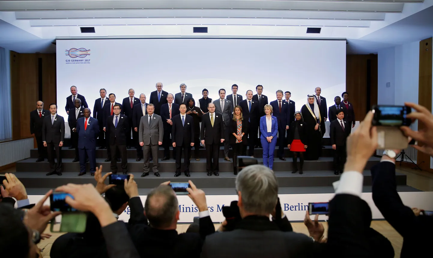 G20 põllumajandusministrid ühispildil.