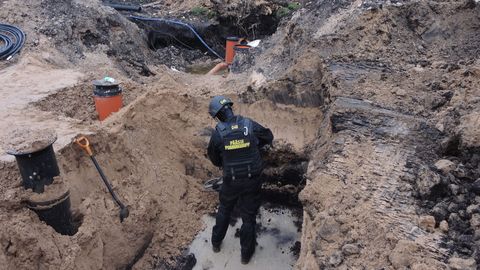 Фото: в центре Тарту нашли очередную мину