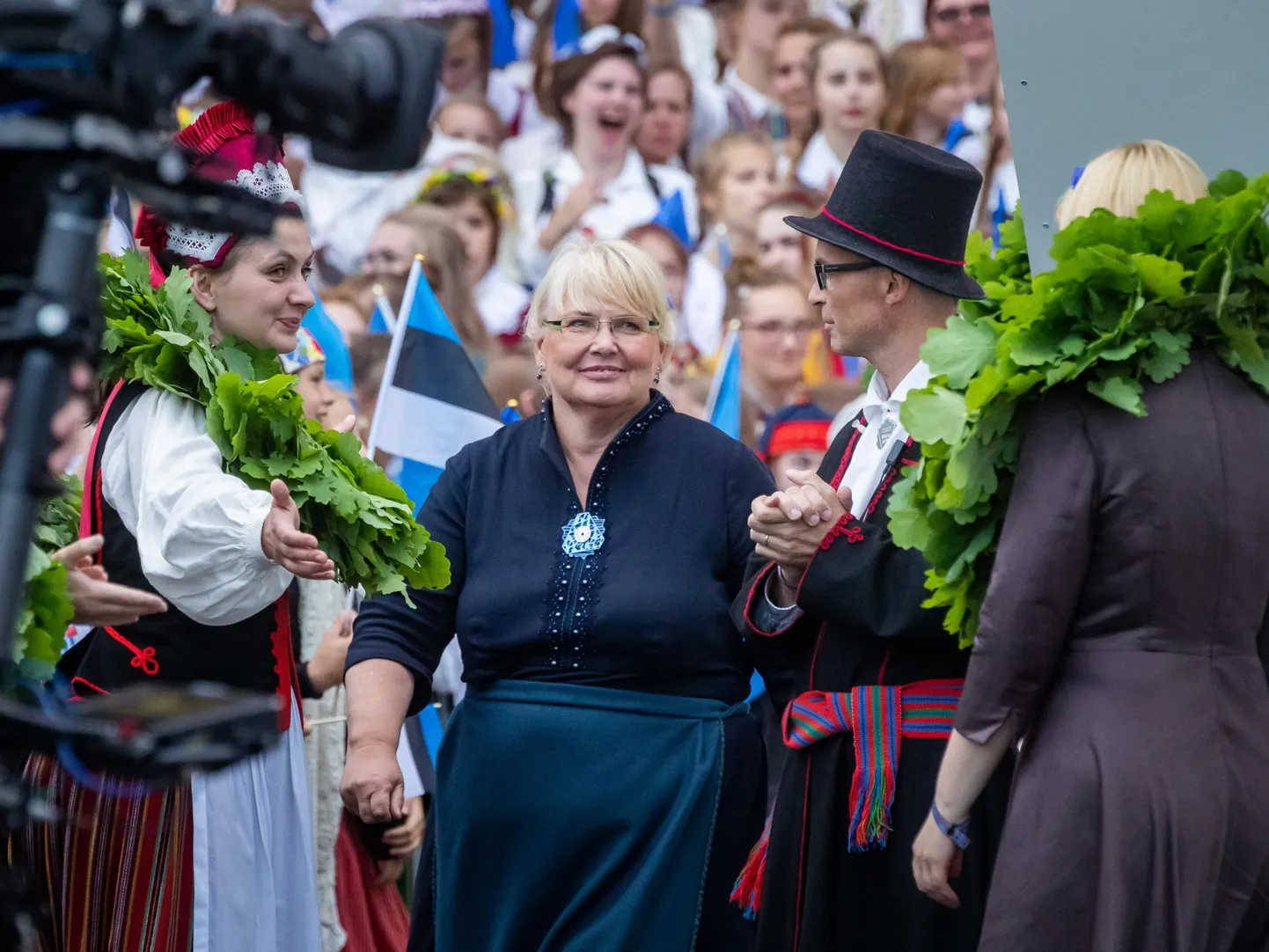 Kauaaegset laulu- ja tantsupeo sihtasutuse juhti Aet Maateed tunnustati rahvakultuuri sihtkapitali aastapreemiaga.