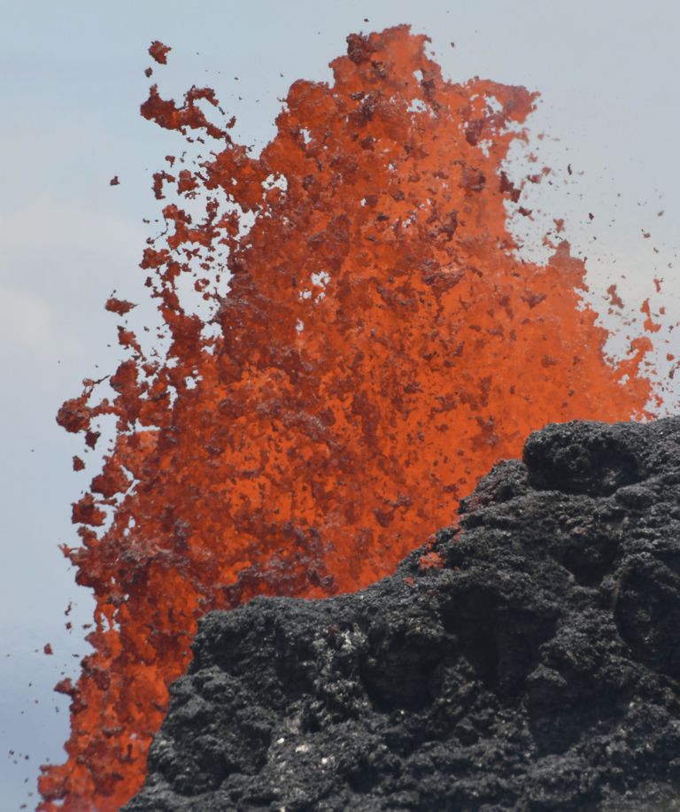 Kilauea vulkaani laava