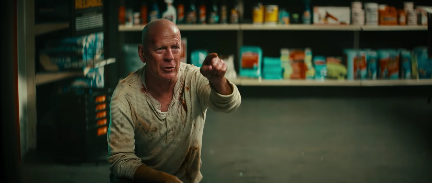 Bruce Willis DieHardi reklaamis