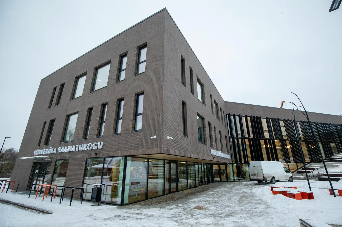 Kaasava eelarve hääletuse võitnud välijõusaal on kavandatud Kõrveküla põhikooli sisehoovi.