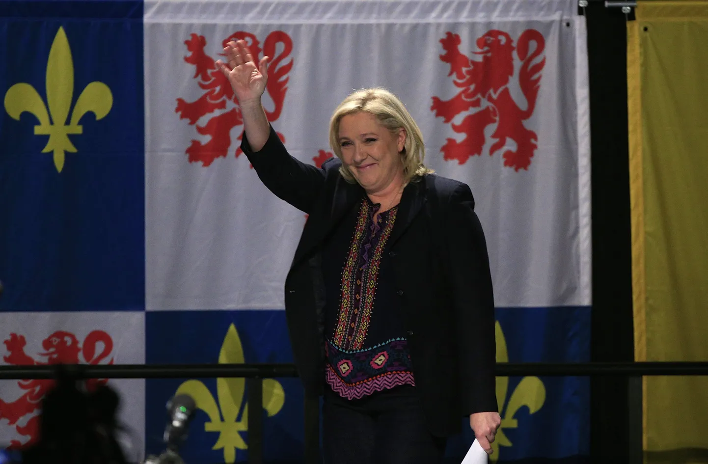 Prantsuse paremäärmusliku Rahvusrinde juht Marine Le Pen