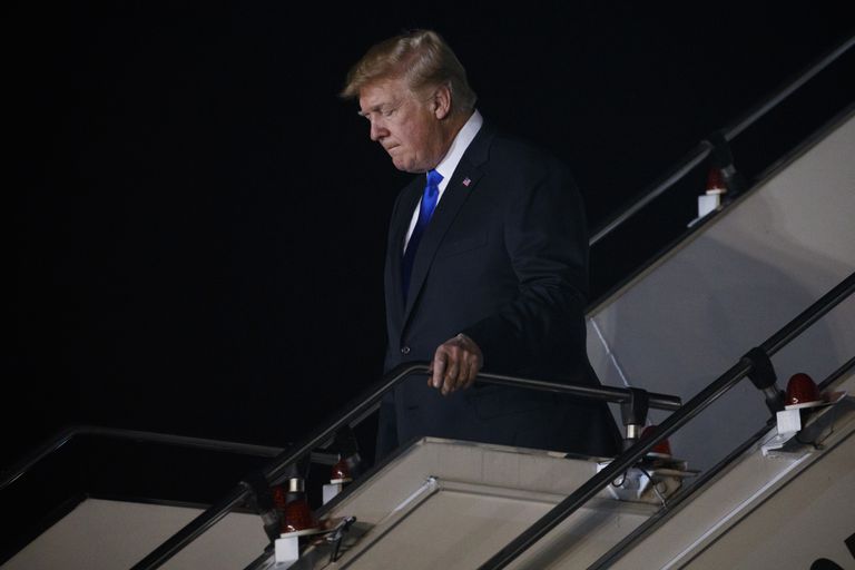 USA president Donald Trump saabus 10. juunil Singapuri Paya Lebari õhujõudude baasi