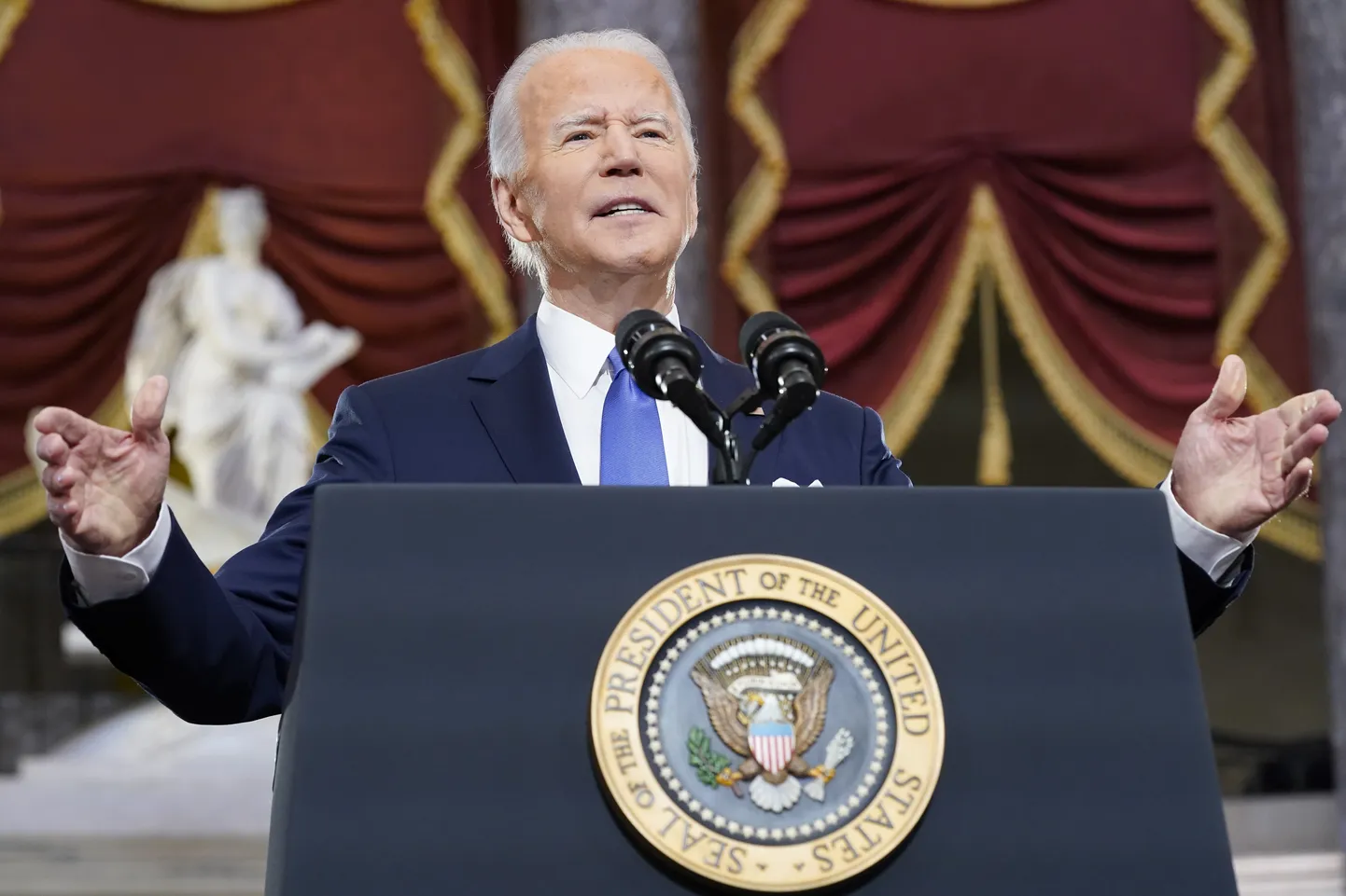 Joe Biden pidamas täna Kapitooliumis kõne.