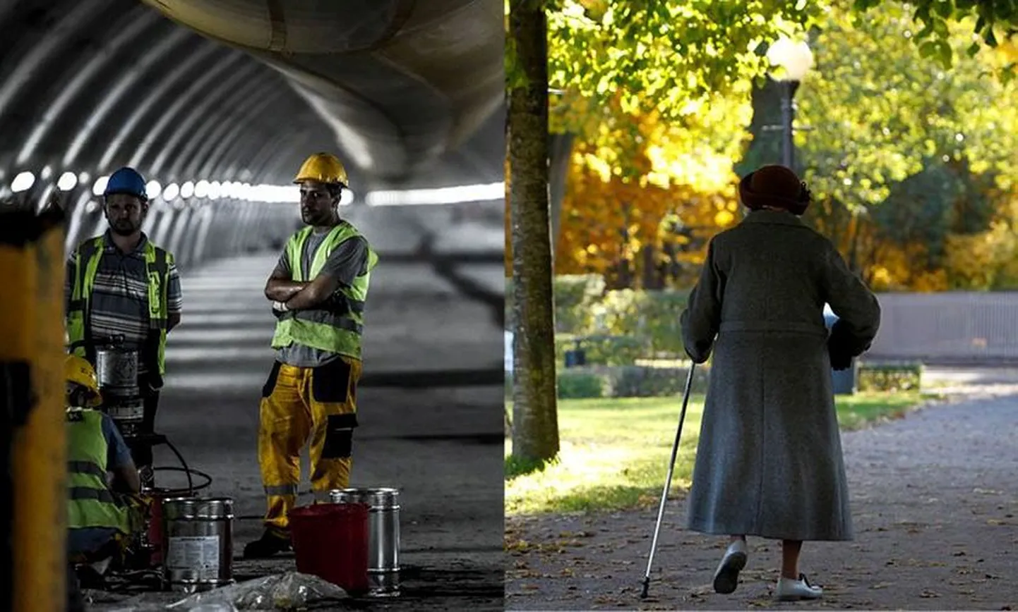 Töölised ja pensionär