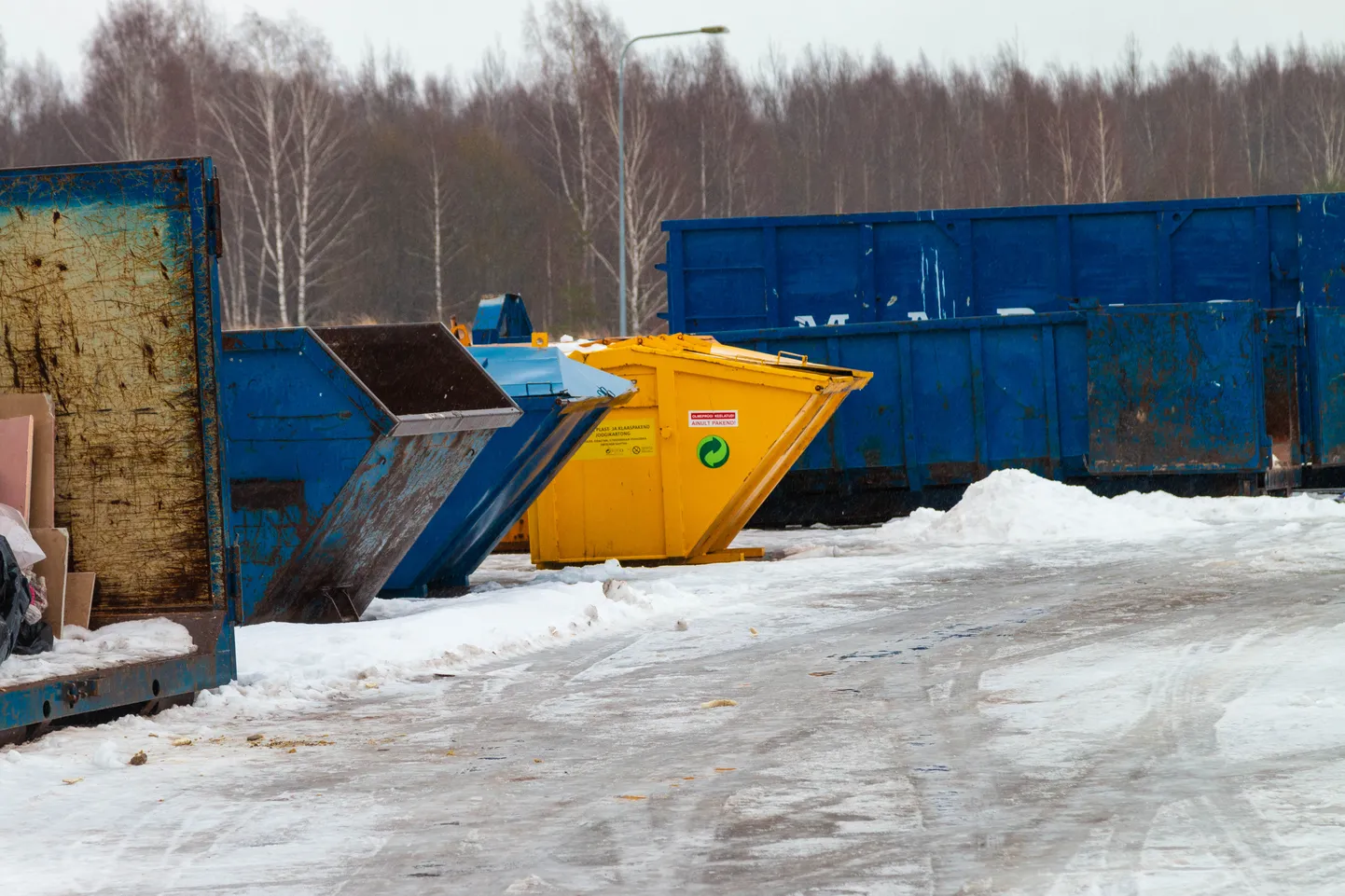 Valga jäätmejaam, mida opereerib Marico Metall OÜ.