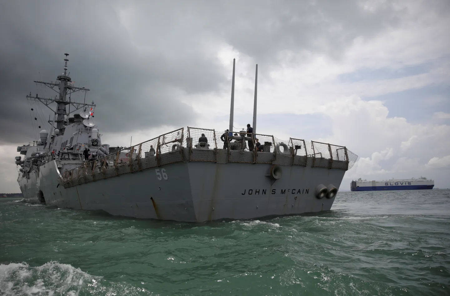 Sõjalaev USS John McCain.