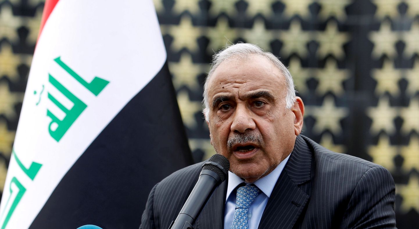 Irākas premjerministrs Adels Abdelmahdi
