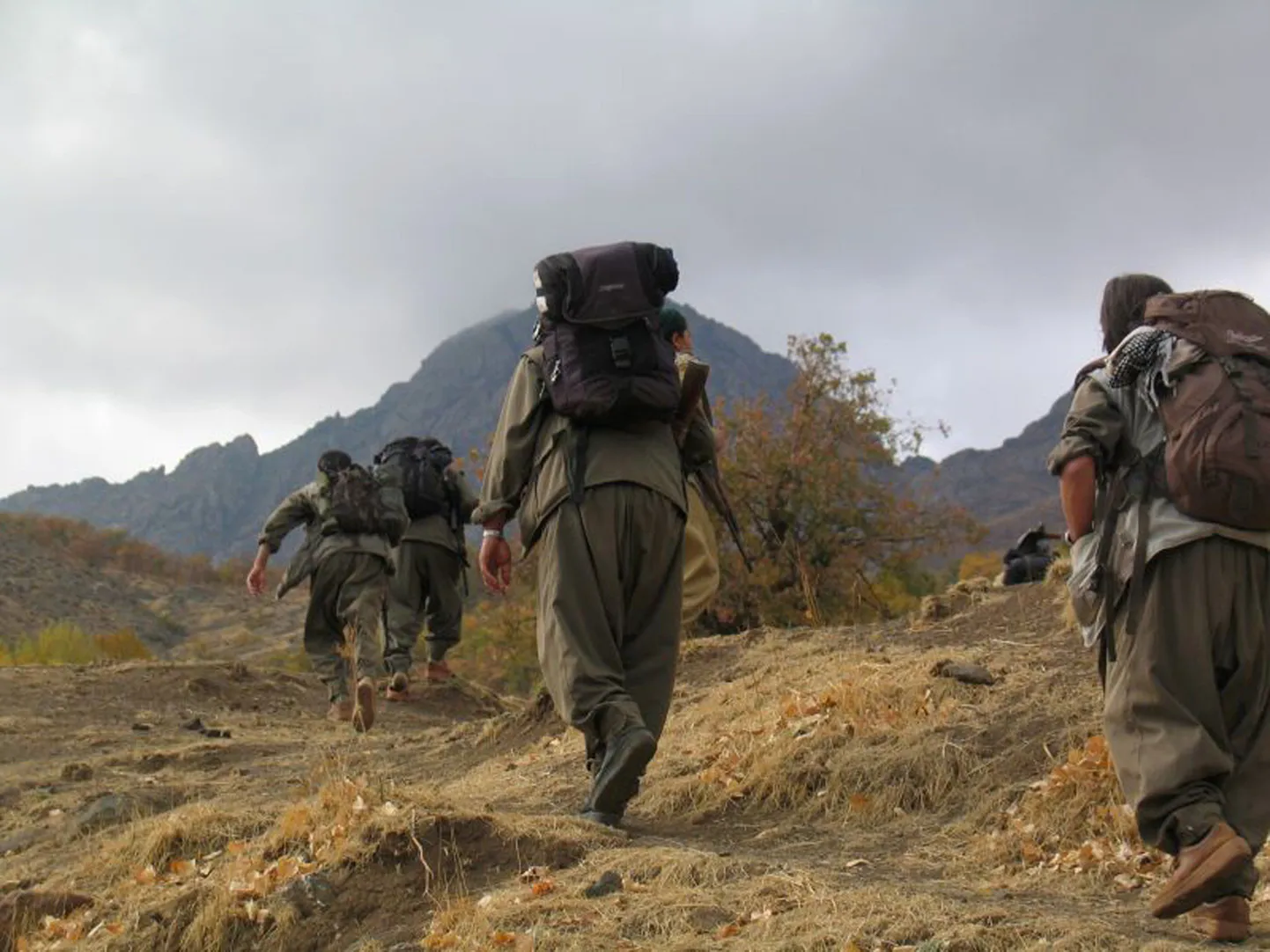 PKK võitlejad.