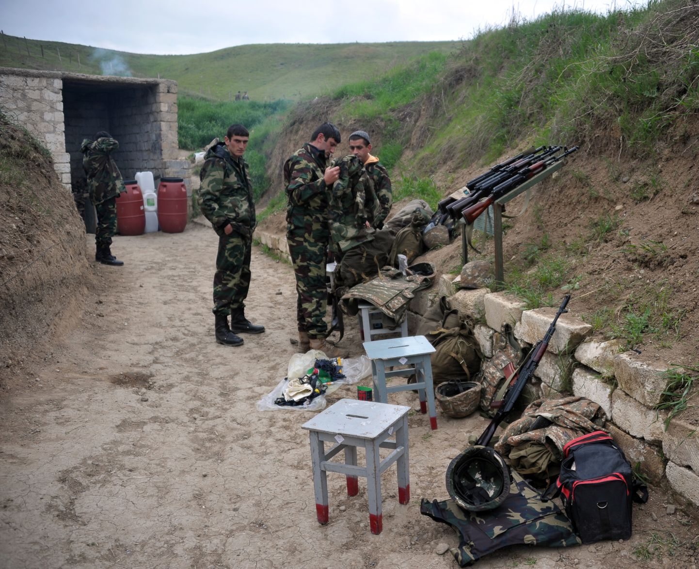 Mägi-Karabahhi omakaitseüksuste positsioonid.