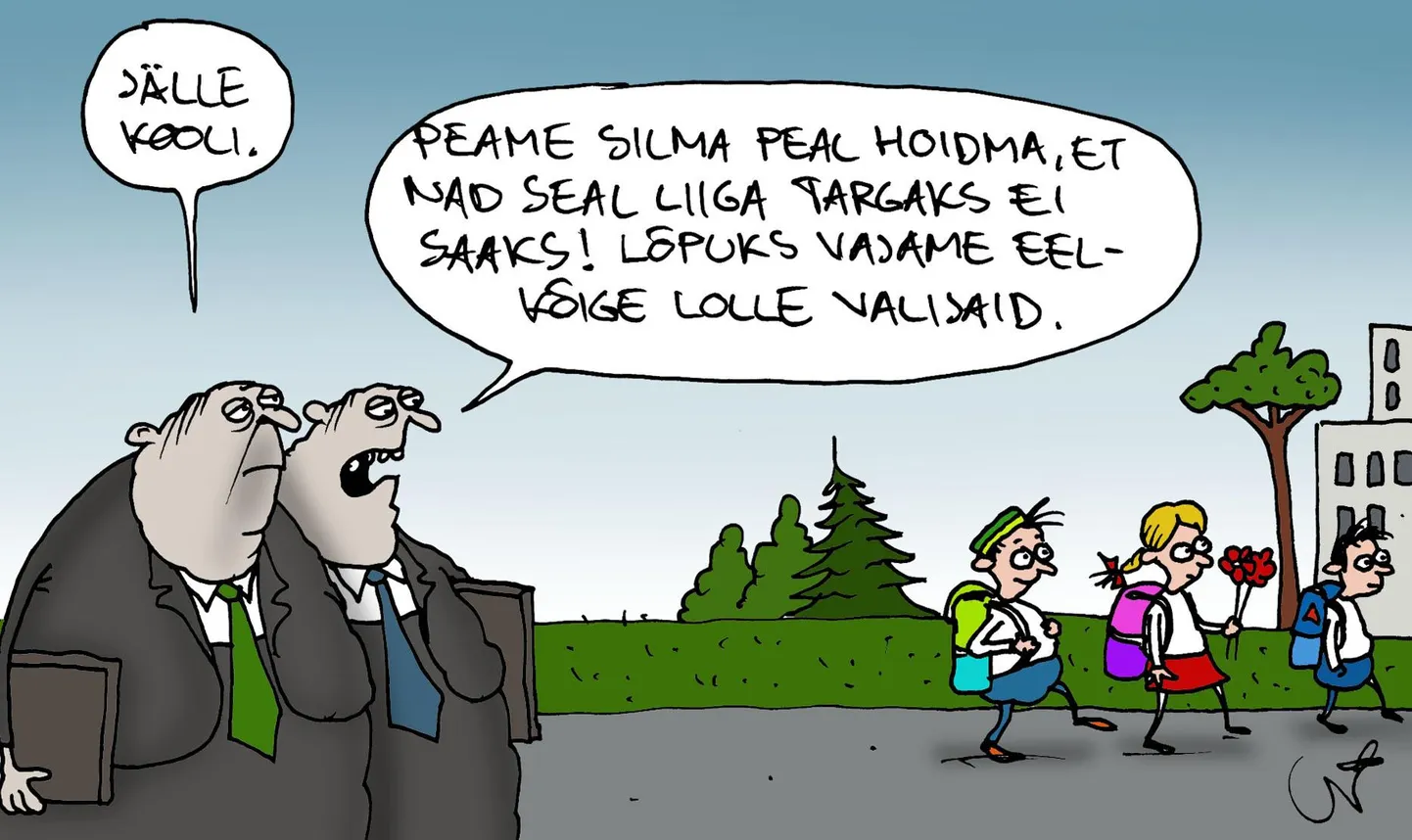 Päeva karikatuur, 1. september.