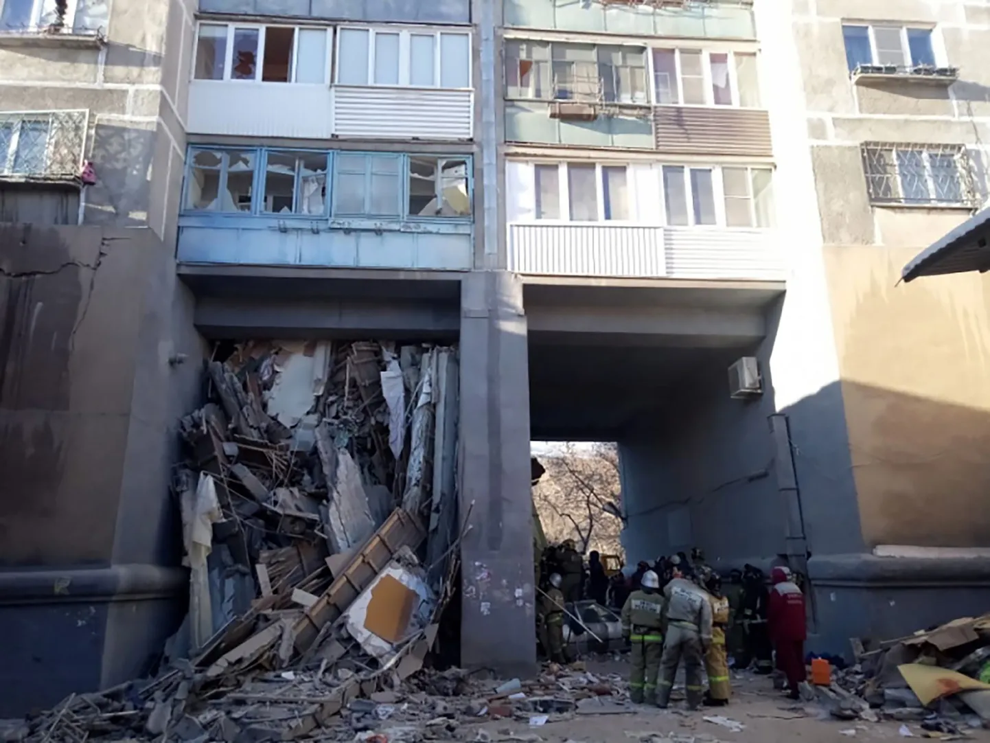Обрушение в Магнитогорске
