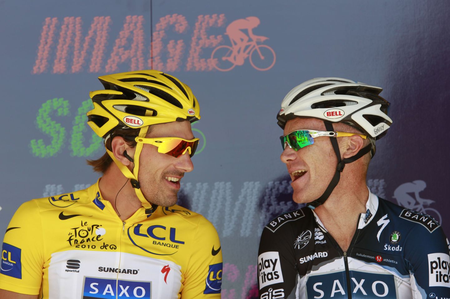 Stuart O'Grady (paremal) koos Fabian Cancellaraga