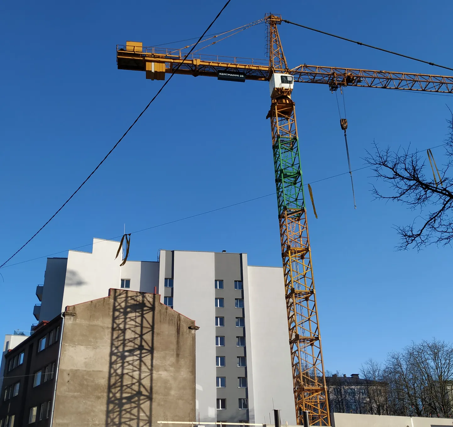 Строительство нового жилого дома.