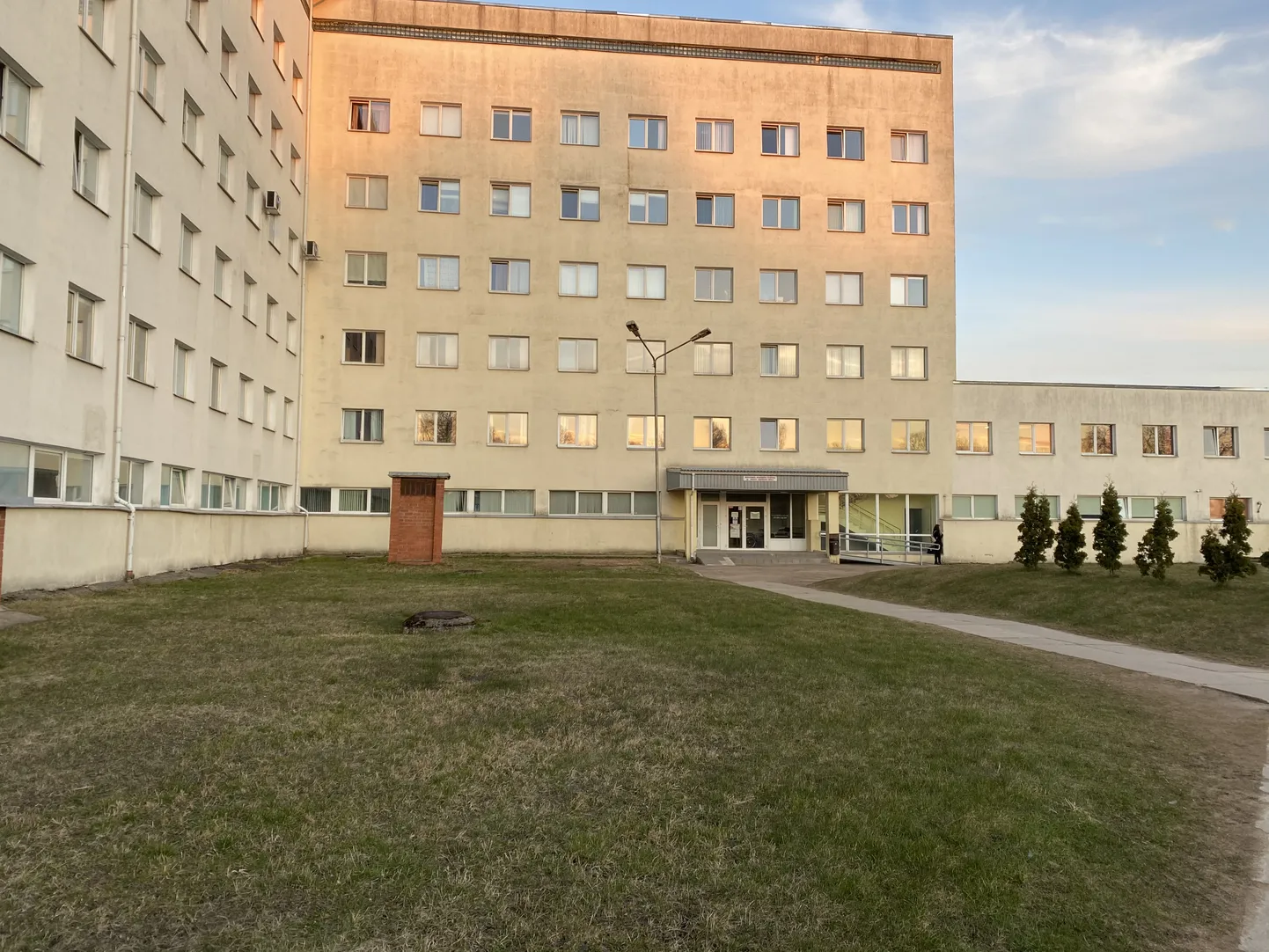 Резекненская больница, март 2020 года.