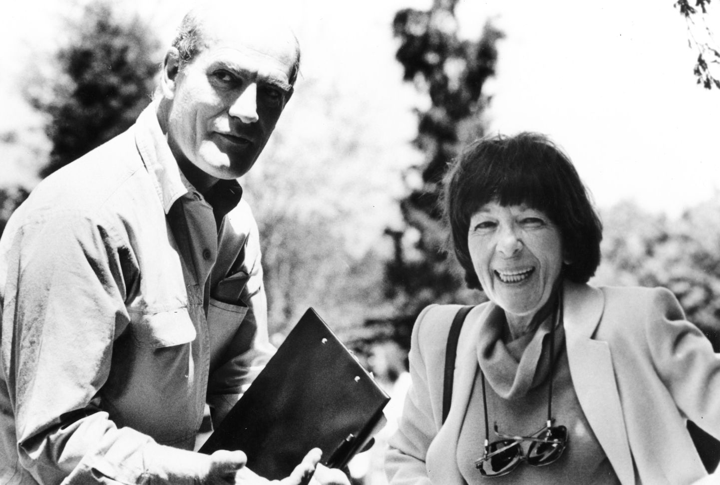 David Jones ja Helene Hanff aastal 1985.
