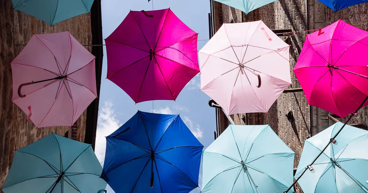 Expoziție ⟩ Renumita Umbrella Street a fost deschisă în Tallinn