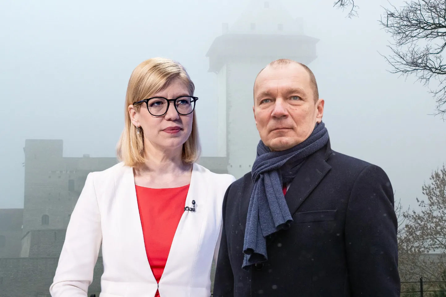 Пирет Хартман и Яанус Пурга.