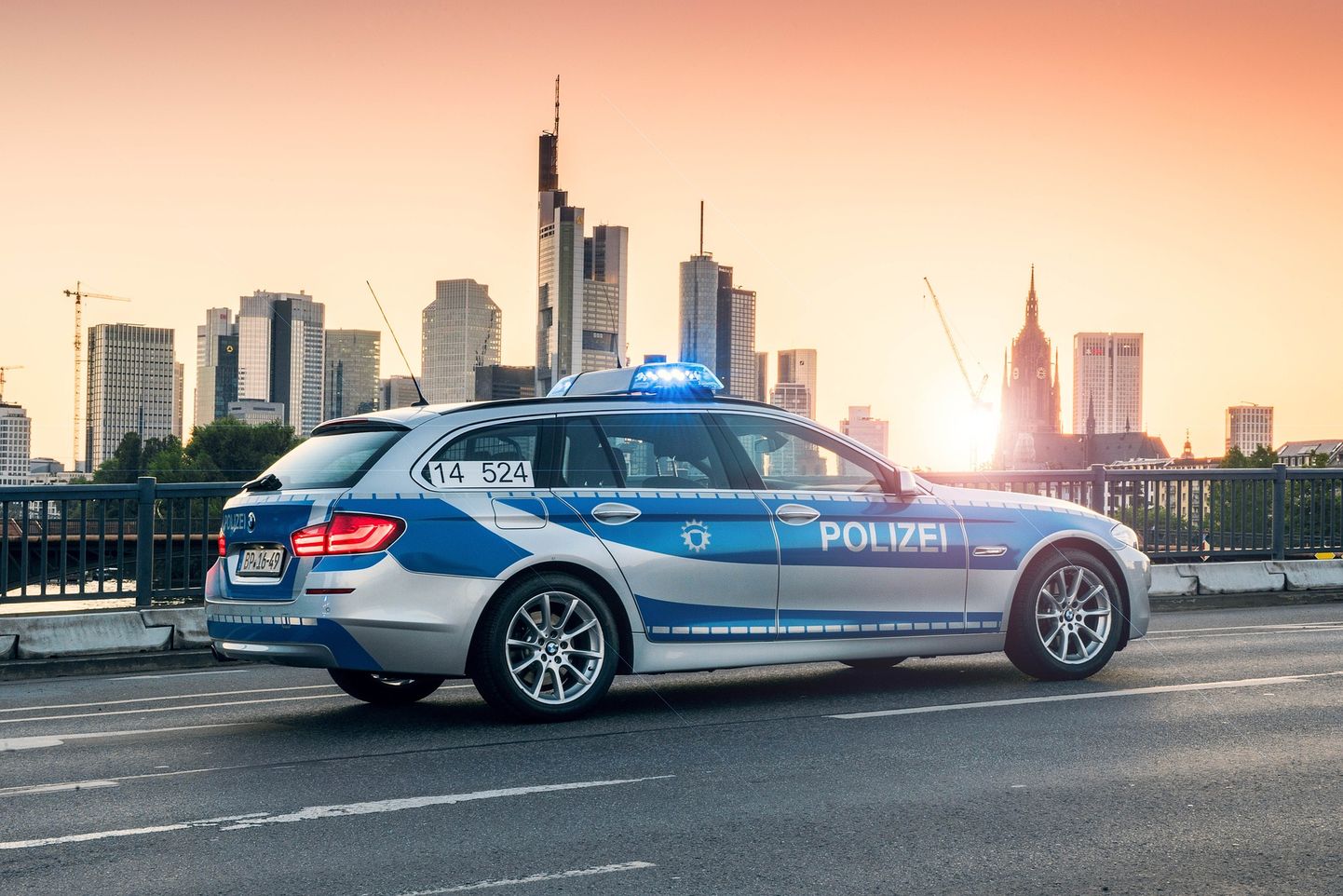 Vācijas policijas auto