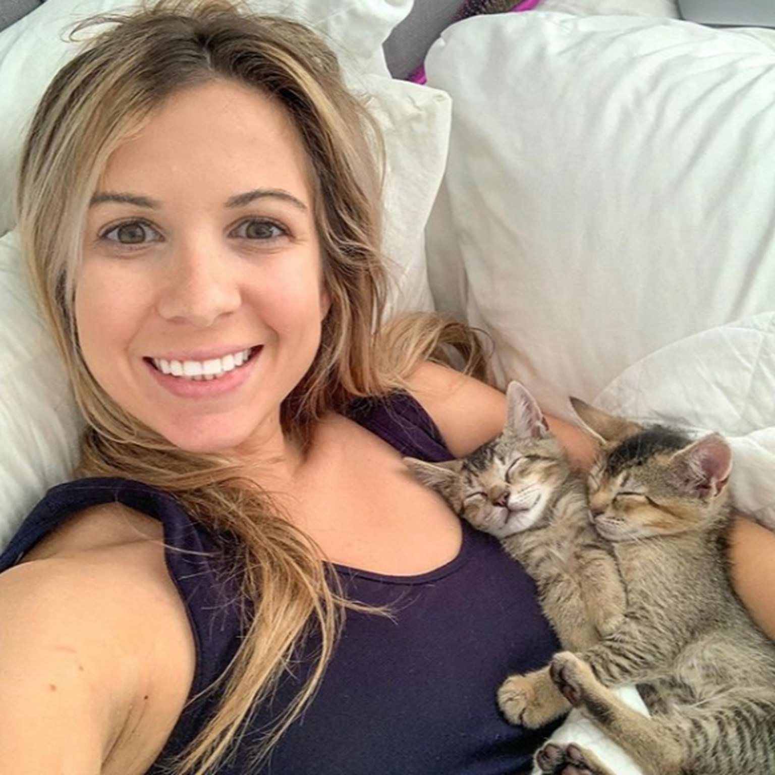 Jess Thoren päästetud kassipoegadega