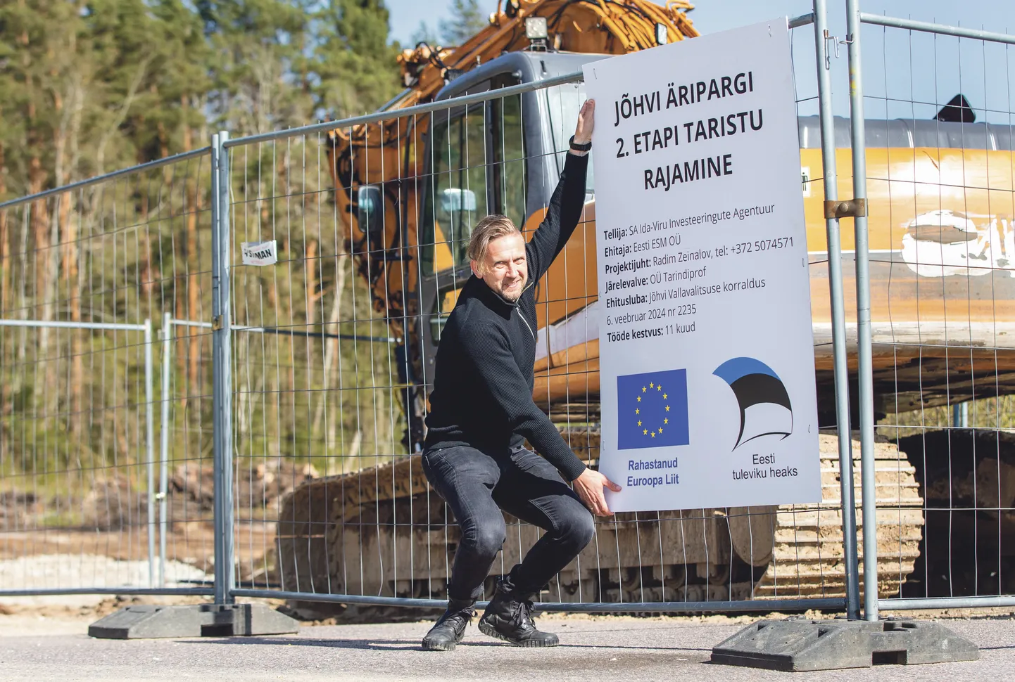 Teet Kuusmiku sõnul algas tänavu veebruaris Jõhvi äripargi teise etapi taristu ehitus. Sellele territooriumile kerkib järgmise aasta augustiks ka filmilinnak, mille rajamist toetab õiglase ülemineku fond ligikaudu 11 miljoni euroga.